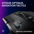 Logitech G502 X LIGHTSPEED Souris Gaming Sans Fil - Noir-Compatible Powerplay: G502 X PLUS souris gaming PC sans fil reste chargée, au repos et lors du jeu, avec notre solution de chargement sans fil unique (vendu séparément)