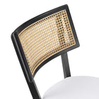 Modway - Caledonia Tabourets de bar - Noir Blanc - Ensemble de 2-9