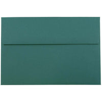 Jam Paper - A8 Invitation Enveloppes - 5 1/2" x 8 1/8" - Bleu sarcelle - 250 Paquet (63924021C)-Enveloppes en papier bleu turquoise