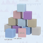 Soozier - Ensemble de 12 blocs de mousse souples pour tout-petits - Couleurs pastel-Les configurations personnalisées apportent beaucoup de plaisir aux petits  