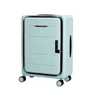 TRAVLR - Valise cabine rigide pliable de 20 pouces - Vert matin-La coque rigide est conçue pour se plier de 23 cm à 11 cm par simple clic sur un bouton.