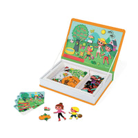 Janod - Magneti'book - Les 4 saisons-Explorez les quatre saisons avec 115 aimants et 4 cartes.