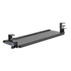 Uplite - Plateau de clavier Réglable avec Pince-Dimensions : plateau 26,8"L x 11,1"P x 1"H, avec pinces 31,4"L x 11,1"P x 5,1"H ; course de piste : 7,5", fonctionne avec des bureaux jusqu'à 1,77" d'épaisseur