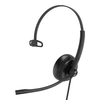 Yealink - Casque filaire mono UH34 SE - UC-Conçu pour le confort avec des coussins d’oreilles doux et des matériaux ultra-légers