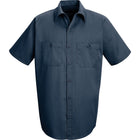 Red Kap - Chemises De Travail Industrielles Couleur Solide, paquet de 4-Couleur Bleu marine