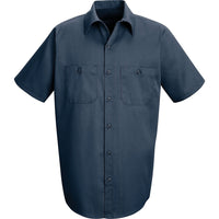 Red Kap - Chemises De Travail Industrielles Couleur Solide, paquet de 4-Couleur Bleu marine