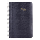 Blueline - 2026 Agenda quotidien avec reliure spirale - 8 po x 5 po - Couleurs assorties - Bilingue-Espace pour notes sur chaque page avec sommaire des dépenses à la fin de chaque mois