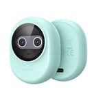 EMEET - Webcam Piko 4K à double objectif avec autofocus IA - Vert-Deux caméras : Ultra HD 4K + IA pour une mise au point et une exposition optimisées.