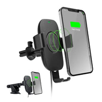 HyperGear - Support de charge rapide sans fil Gravity 15 W - Noir-Conception 2-en-1 : support de chargement sans fil et pour téléphone