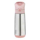 b.box - Bouteille Isotherme - 500ml - Écrasé de Rose (Blush Crush)-Isolation triple couche garde les boissons froides jusqu’à 8h ou chaudes jusqu’à 6h