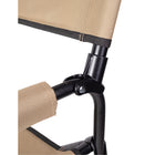 My Home My Living - Chaises de réalisateur d'extérieur - Tan - Lot de 2-Siège et dossier rembourrés pour plus de confort