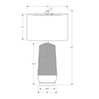 Monarch Specialties - Luminaire - 31 po H Lampe De Table - Crème Céramique - Abat-Jour Beige - Contemporain-Munie d'un cordon transparent de 6 pieds, cette lampe décorative attrayante peut être placée en toute confiance sur une table d'appoint ou de chevet dans un salon ou un bureau, ou sur une table de nuit dans votre chambre à coucher, comme option d'éclairage élégante