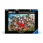 Ravensburger - Puzzle Oh, Canada - 1000 pièces-Offrez-vous un moment de pure détente avec ce puzzle. Pièce par pièce, profitez de cette activité anti-stress qui favorise la concentration, la déconnexion et le lâcher-prise. Soulagez les tensions du quotidien, travaillez votre mémoire et exercez vos capacités cognitives : le puzzle est un jeu aux multiples bienfaits pour la santé 
