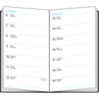 W. Maxwell - Agenda 2025 Mini - 3.5 po x 6.25 po - Noir - Bilingue-1 semaine par page