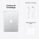 Apple -  iPad, écran Retina 10,2 po, Wi-Fi, puce A13 Bionic, 256 Go, iPadiOS 15, argent-Vidéo HD 1080p à 25 images/s et 30 images/s, enregistrement vidéo HD 720p à 30 images/s, vidéo zoom 3x 