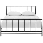 Modway - Estate Lit Queen, Brown-Assemblée requise