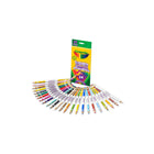 Crayons de couleur effaçables Crayola, boîte de 24-7
