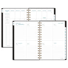 AT-A-GLANCE- Agenda hebdomadaire/mensuel Signature 2027 - 8 1/2 po H x 5 3/8 po l - noir - bilingue-13 mois de planification hebdomadaire/mensuelle