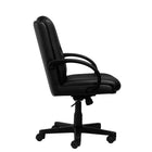 Nightingale - Fauteuil de gestion à dossier moyen Reward - Noir-Base en nylon robuste à 5 broches