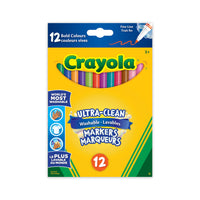 Crayola - Marqueur à pointe fine, paq./12-12 marqueurs à pointe fine