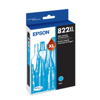 Epson - T822 Cartouche d'encre - Grande capacité - Cyan-Qualité photo supérieure à celle des photos de labo