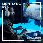 Logitech G502 X PLUS LIGHTSPEED Souris Gaming RVB Sans Fil - Noir-Capteur Gaming HERO 25K : Précision idéal jusqu'au sub-micron pour une acuité haute-précision sans lissage/filtrage/accélération pour des hautes performances de gaming à chaque fois
