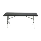 Lifetime - Table pliable commerciale de qualité supérieure de 6 pieds de LIFETIME, noire-Conception légère