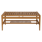 Modway - Hayden 46 pouces Terrasse extérieure Bois de teck Table à manger - Naturel-Conception entièrement assemblée