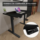 Mount-It! - Bureau électrique compact avec plateau de 40 pouces, noir-Panneau de commande numérique convivial avec 2 réglages mémorisables pour vos hauteurs préférées en position assise et debout