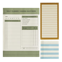 General Supply Goods + Co - Blocs-notes de bureau - paquet de 3-Papier non couché blanc cassé de 80 g/m2