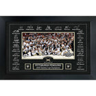 Pittsburgh Penguins 2009 Stanley Cup Replica Signature Frame with Game-Used Net - Impression encadree - 35" x 23"-Qualité supérieure - print framed