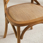 Modway - Gear Fauteuil d’appoint de salle à manger Ensemble de 4 - Noyer-5
