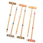 Triumph - Ensemble De Croquet Six Joueurs -L’ensemble comprend six boules de 70 mm, des guichets en fil métallique et deux piquets en bois de 18 po x 3/4 po de diamètre