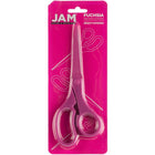 JAM Paper - Ciseaux de précision multi-usages robustes - 8 po - roses-Quantité : 1 paire de ciseaux par paquet | Comprend une poignée confortable qui peut être utilisée par les gauchers ou les droitiers