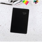 AT-A-GLANCE - Agenda scolaire de bureau hebdomadaire 2026-2027 - 8 po H x 4 7/8 po l - noir - bilingue-4