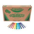 Crayola - Pack scolaire de bâtons de couleur - Paquet de 120-CRAYOLA COLOURS : Cet ensemble de crayons de couleur offre 10 de chacune des 12 couleurs classiques différentes, dont le rouge, l'orange, le jaune, le vert, le bleu ciel, le bleu, le violet, le marron, le beige, le gris, le noir et le blanc.