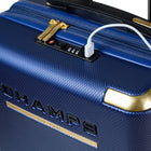 Champs - Luxe Ensemble de Bagages 3 Pièces - Marine-Matériau léger en polycarbonate