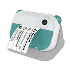 myFirst - Camera Insta Wi Appareil photo instantané pour enfants, imprimante d’étiquettes - Sarcelle​-La myFirst Camera Insta Wi prend en charge l’impression thermique instantanée en 10 secondes (pas d’encre nécessaire grâce à une technologie avancée), chaque rouleau de papier thermique imprimant jusqu’à 50 images . le pack comprend 3 types d’autocollants/papier thermique et 5 rouleaux au total de papier/autocollants thermique, ainsi que des autocollants décoratifs pour un usage ludique