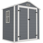 Outsunny - remise de rangement d’extérieur 6 pi x 4,5 pi-Sert d’abri à outils, d’abri à vélos, d’abri pour générateur ou de rangement pour tondeuse à gazon
