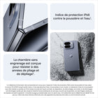 Google Pixel 10 Pro Fold - 512 Go - Pierre de lune - Bell-Avec l'appareil photo pour égoportrait de 10 Mpx sur l'écran intérieur et l'écran extérieur, vous prendrez l'habitude de prendre des égoportraits parfaitement cadrés. C'est bon pour vous