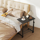 HOMCOM - Bureau debout mobile à hauteur réglable - 23,5 po L x 15,75 po l x 30,75 po H - noir-Fabriqué avec un cadre en acier solide et des panneaux de particules 