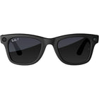 Meta - Lunettes Ray Ban Wayfarer Standard avec Meta AI - Polarisées Graphite - Noir Mat -Appareil photo ultra-large de 12 MP pour les photos et vidéos HD