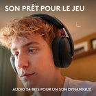 Logitech - G325 LIGHTSPEED, Casque gaming sans fil Bluetooth - Noir-Audio haute performance : audio de casque 24 bits personnalisable avec des basses améliorées pour une immersion plus profonde dans chaque jeu