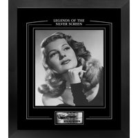 Rita Hayworth photo Glass impression - Impression encadree - 15" x 17"-Impression d'art de haute qualité avec passe-partout et encadrement professionnel
