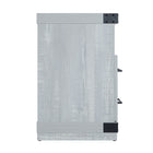 Manhattan Comfort - Ensemble de 2 cheminées modernes Richmond 60 po - Noir et gris-15 po L x 60 po l x 24 po H