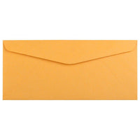 Jam Paper - Enveloppes commerciales n° 10, 4 1/8 po H x 9 1/2 po l, Kraft brun Manille, Paquet de 50-Couleur : Enveloppes Kraft marron