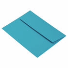 JAM Paper - Enveloppes d'invitation colorées A6 - 4,75 x 6,5 - bleu recyclé - Paquet de 50-Couleur bleue