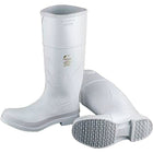Onguard Industries - Bottes Blanches, Pvc, Embout Acier, Pointure 12, Semelle Résistant Aux Perforations, paquet de 2-Matériau PVC