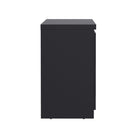 Manhattan Comfort - Buffet moderne Griffin 62" à 4 portes - Onyx-Assemblage à domicile requis Tout le matériel inclus