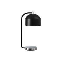 Monarch Specialties - Luminaire - 18 po H Lampe De Table - Métal Noir - Métal Argenté - Contemporain-Revoyez votre espace avec cette élégante lampe de table de 18 pouces en métal noir chic avec d'élégants accents en métal argenté et un abat-jour en métal en forme de dôme, parfait pour les bureaux modernes, les salons et les chambres à coucher